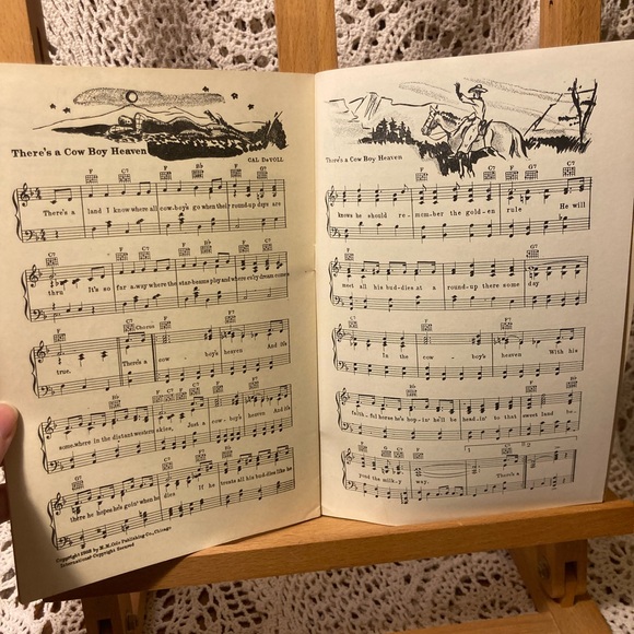 14 Songs of the Plains - Belmont, Copyright 1938 - Sheet Music, Lyrics, Vocal - Picture 8 of 9